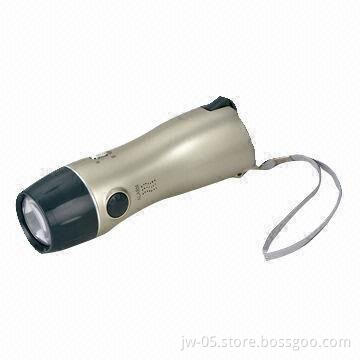 Dynamo Flashlight, Made of ABS/Thermoplastic, Measuring 42 x 57.5 x 158.5mm